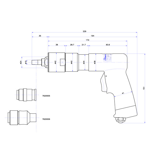 ERGOMAS120 TAPPING MACHINE GUN