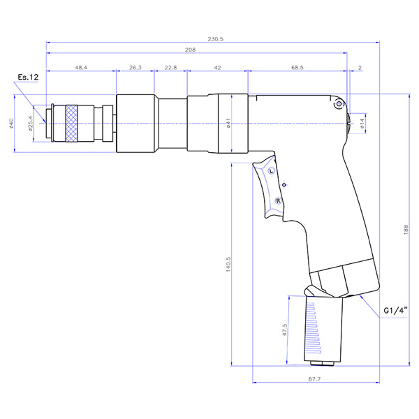 SUPERGOMAS160 TAPPING MACHINE GUN