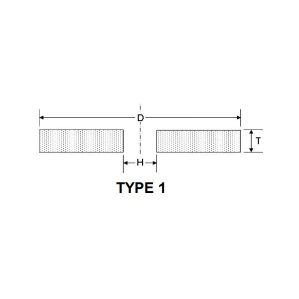 3" GRINDING WHEEL (75x13x9.53mm)
