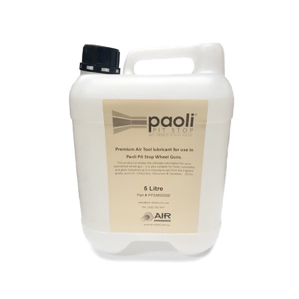5 LITRE CONTAINER OF PAOLI PITSTOP OIL