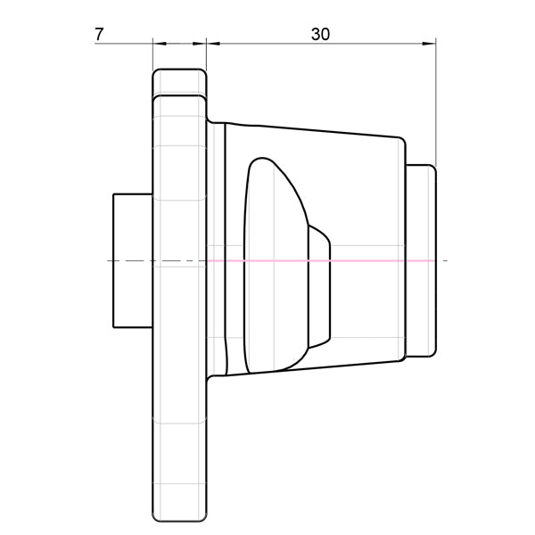3BOLT VER MALE BIG QRELEASE COUPLER22pin