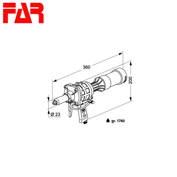4.8mm PNEUMATIC RIVETER