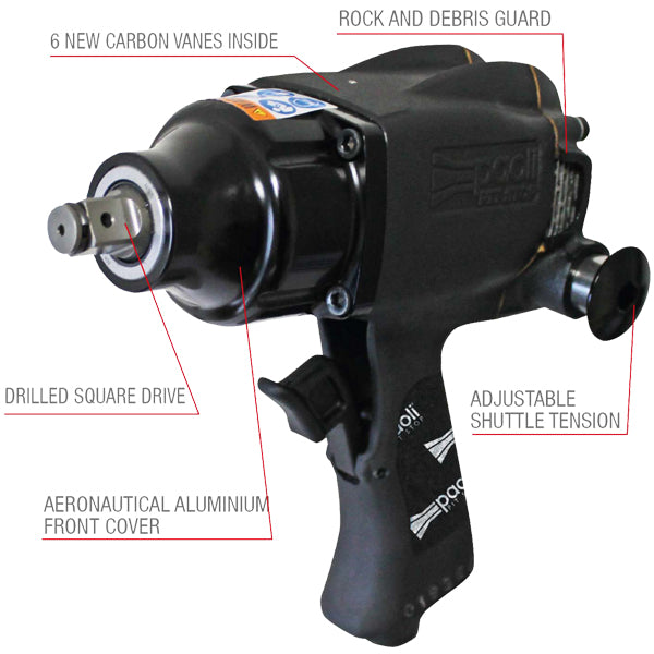 1/2" RED DEVIL BLACKBIRD WHEEL GUN