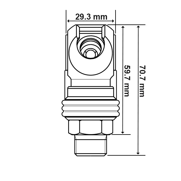 MOTORSPORT SWING COUPLING *SPECIAL SEAL*