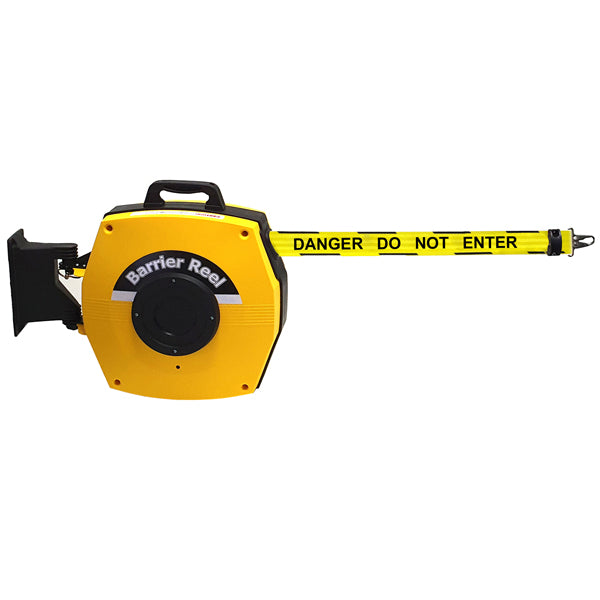 RETRACT SAFETY BARRIER TAPE REEL-25MDang