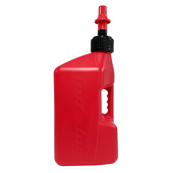 20L RED TUFF JUG C/W RED RIPPER CAP