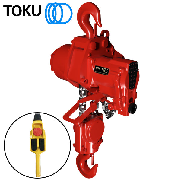 10,000kg AIR CHAIN HOIST C/W LOAD LIMITE