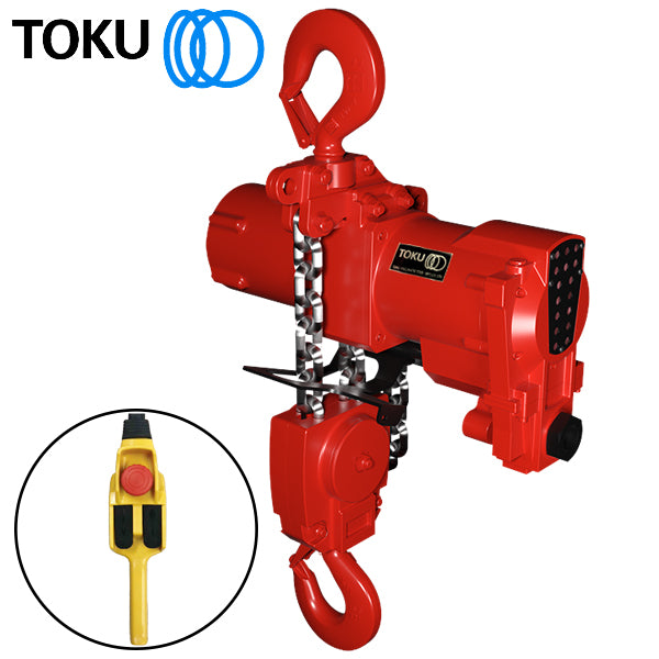 6,000kg AIR CHAIN HOIST C/W LOAD LIMITER