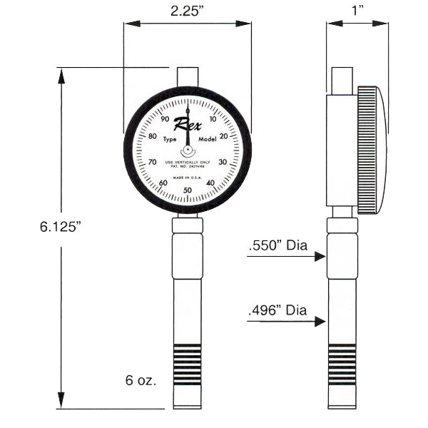 MODEL 1600 ANALOGUE DUROMETER (TypeA)