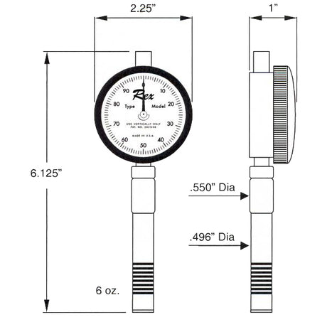 MODEL 1600 ANALOGUE DUROMETER (TypeA)