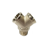 3/8" BSP Y PIECE (FemalexMalexFemale)
