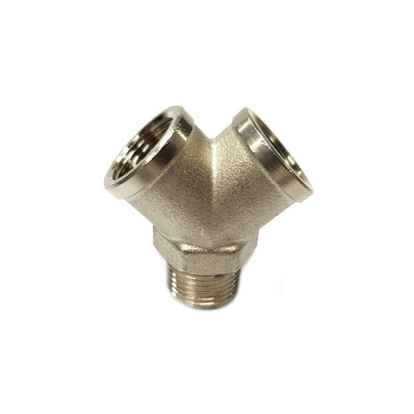 1/2" BSP Y PIECE (FemalexMalexFemale)