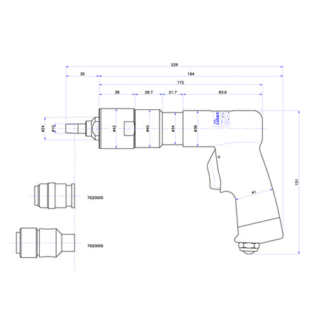 ERGOMAS120 TAPPING MACHINE GUN