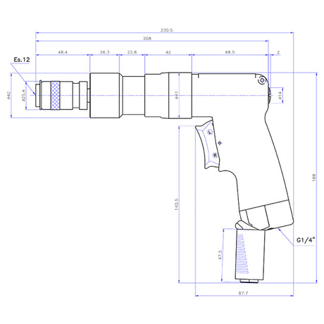 SUPERGOMAS160 TAPPING MACHINE GUN