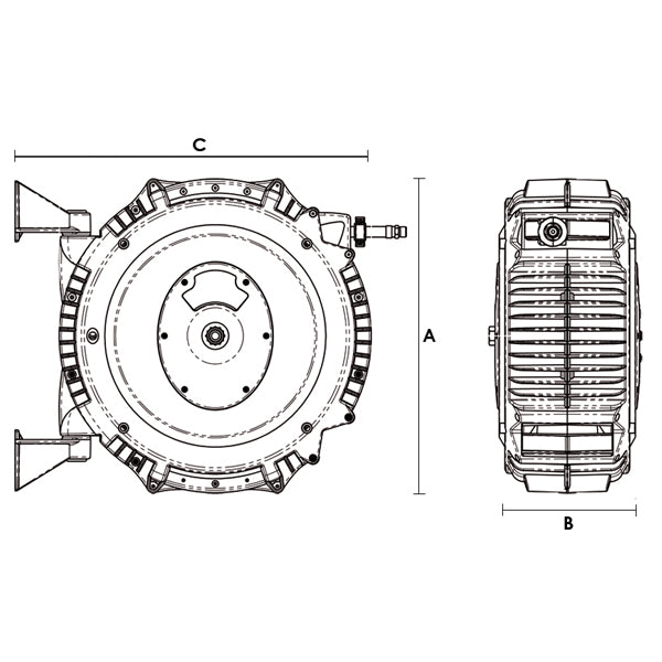 RETRACTABLE HOSE REEL 10MMIDX20M