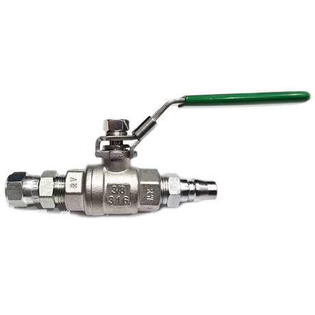 BALL VALVE ASSEMBLY C/W JAPAN PLUG&LOCK