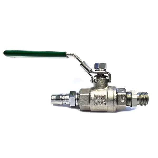 BALL VALVE ASSY C/W JAPAN PLUG&LOCK VER2