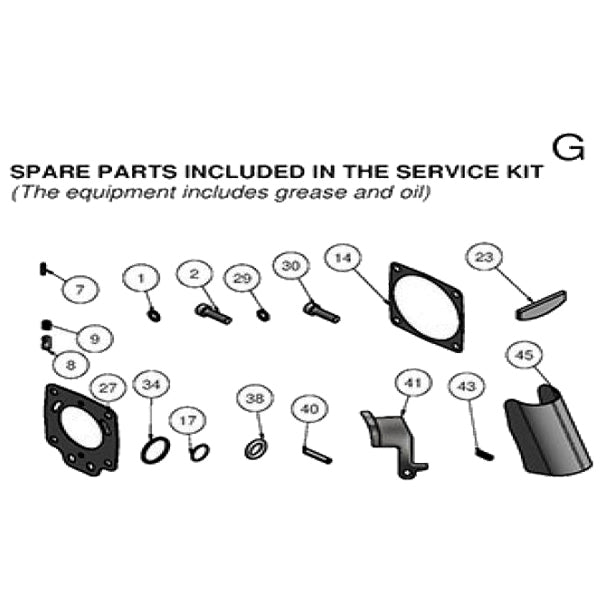 SERVICE KIT DP36SFEVO US VERSION