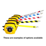 RETRACT SAFETY BARRIER TAPE REEL-25MDang