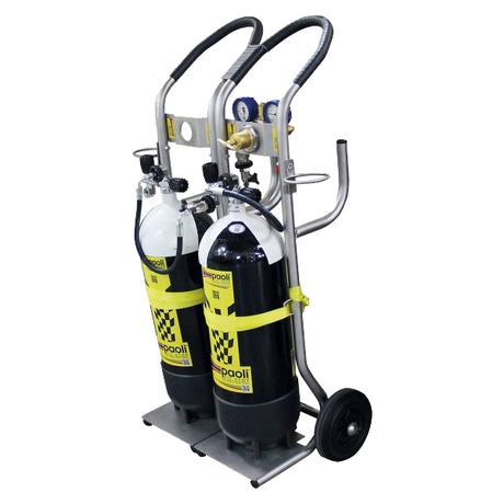 DOUBLE TROLLEY KIT W/ BOTTLES & REG