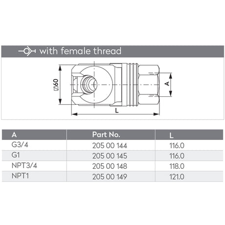 TST SWING COUPLER - SERIES I