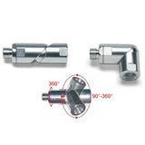 1/2" BSP MULTI DIR SWIVEL-VITON-SS BEAR