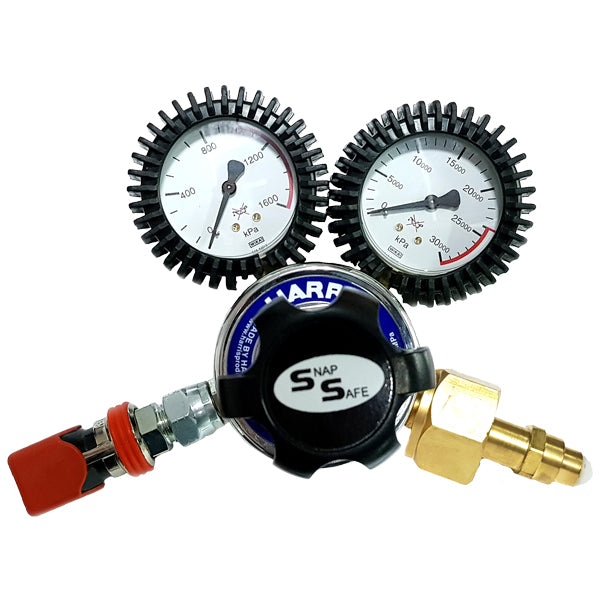 HARRIS 10BAR REG C/W ADAPTOR & FITTING