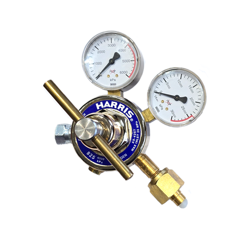HARRIS 40BAR REG C/W ADAPTOR