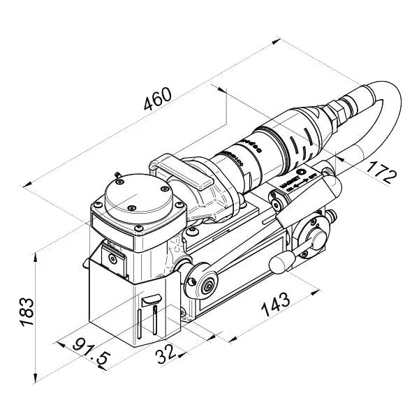 HOLEMAKER AIR 35 PNE MAGNETIC BASE DRILL