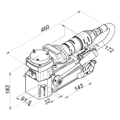 HOLEMAKER AIR 35 PNE MAGNETIC BASE DRILL