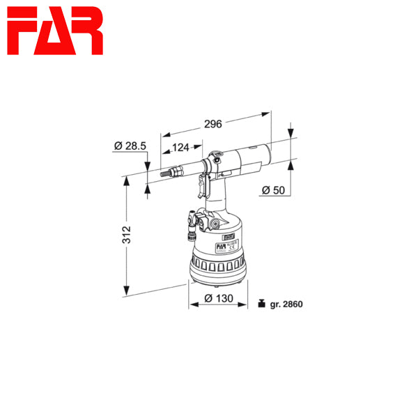 HYDROPNEUMATIC NUTSERT TOOL