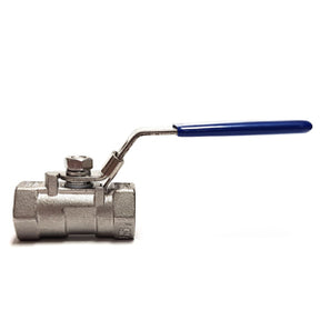 Rated 3/8" BSP Stainless Ball Valve-Lock