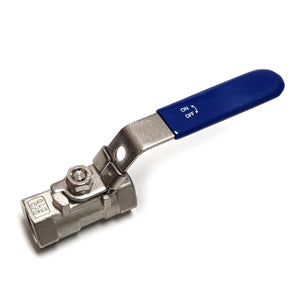 Rated 3/8" BSP Stainless Ball Valve-Lock