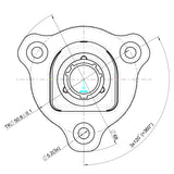 3BOLT VER MALE BIG QRELEASE COUPLER22pin