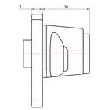 3BOLT VER MALE BIG QRELEASE COUPLER22pin