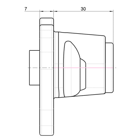 3BOLT VER MALE BIG QRELEASE COUPLER22pin
