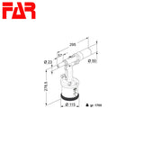 6.0mm HYDROPNEUMATIC RIVETER