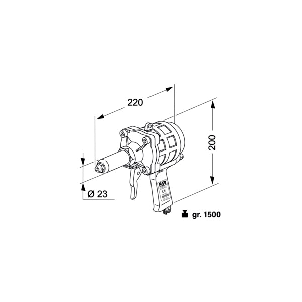 4.8mm PNEUMATIC RIVETER