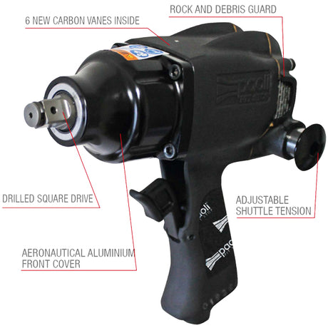 1/2" RED DEVIL BLACKBIRD WHEEL GUN