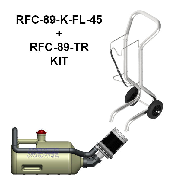 COUPLER 45° ANGLED C/W BOTTLE & TROLLEY