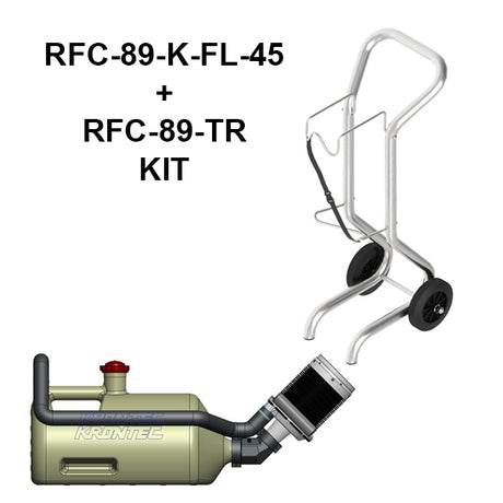 COUPLER 45° ANGLED C/W BOTTLE & TROLLEY