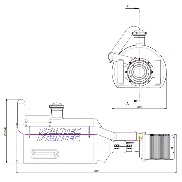 REFUELLING COUPLER STRAIGHT C/W BOTTLE