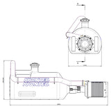 REFUELLING COUPLER STRAIGHT C/W BOTTLE