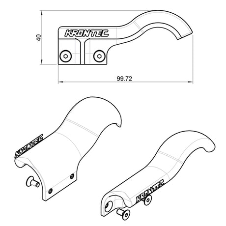 Custom Trigger Paddles Set RFC-89-K-LM