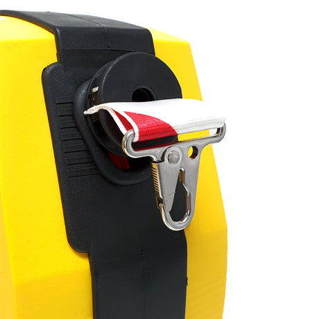 RETRACT SAFETY BARRIER TAPE REEL-25MDang