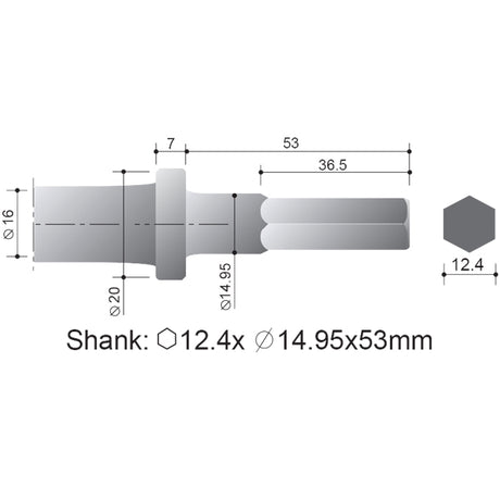 INDUSTRIAL CHIPPING HAMMER (HEX)