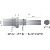 15mm FLAT CHISEL - 400mm LONG