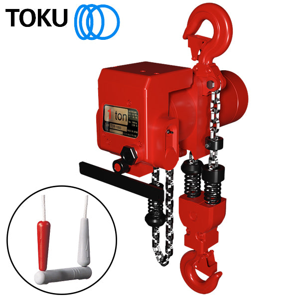 1,000kg AIR CHAIN HOIST C/W LOAD LIMITER