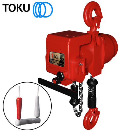 1,000kg AIR CHAIN HOIST C/W LOAD LIMITER
