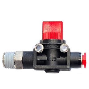 SHUT-OFF VALVE 3/2 - 6mm X 1/4"